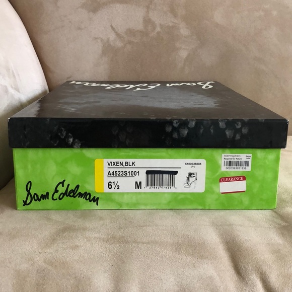 SAM EDELMAN Black Vixen Boots - Box will not be shipped as it is too large - Picture 13 of 15